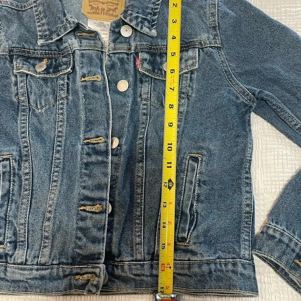 Kids 💙 Levi's Blue Jean Jacket Vintage Denim Style, size 10-12